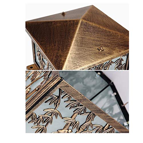 Décoration de la cour chaleureuse avec cette lampe murale extérieure E27