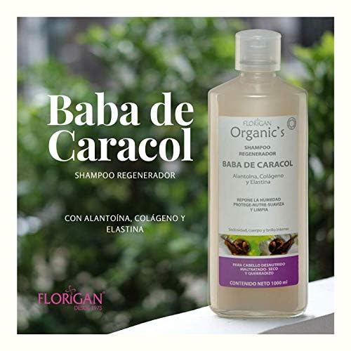 Miniatura 2 de Florigan Champú Hidratante Baba de Caracol 1lt.