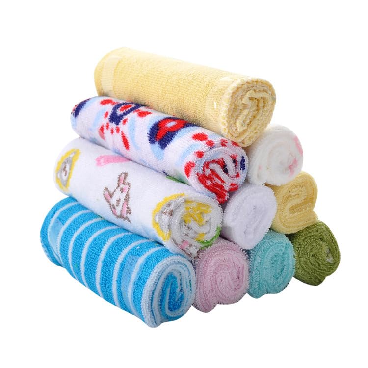 Serviette à capuche pour bébé et 7 chiffons le cadeau de naissance idéal - 6