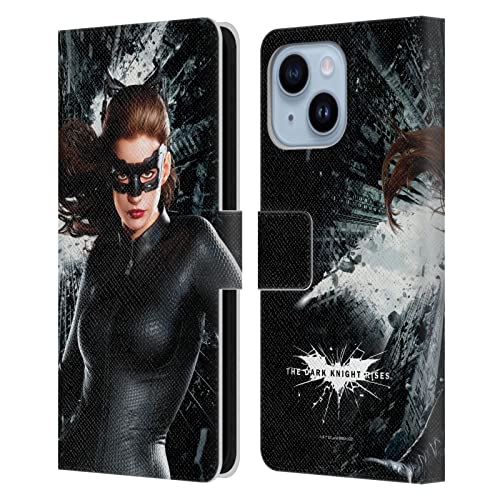 Étui Catwoman iPhone 14 Plus Head Case Designs en cuir portefeuille