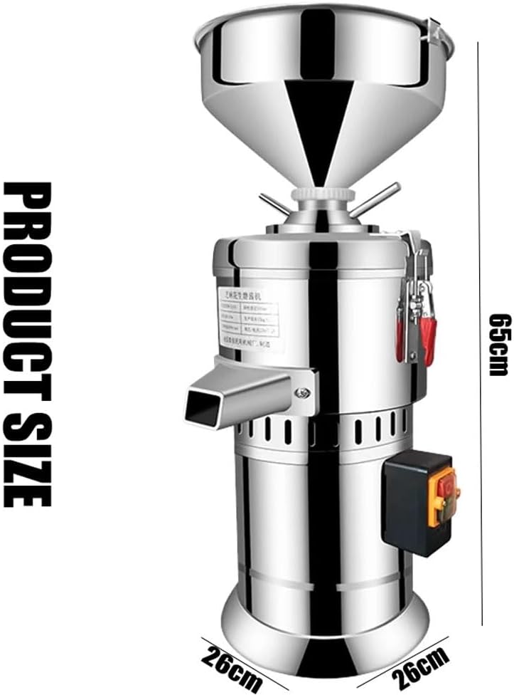 Commercial Electric Peanut Butter Maker - 2800r/min Stainless Steel Sesame & Nut Grinder, High-Efficiency Peanut Milling Machine for Smooth Paste Production
