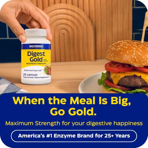 Image of Enzymedica Digest Gold, Maximum Strength, ATPro Energy Support - 21 Caps