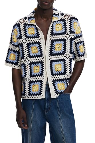 T-Shirt Cami Homme Desigual 25wmcf02 vêtement haut de gamme en coton