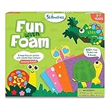 Skillmatics Foam Sticker Art Activity - Animals, Mess-Free Fun for Kids, 800+ 3D Foam Stickers, DIY Felt Craft Kits, Gifts for Boys & Girls Ages 3, 4, 5, 6, 7