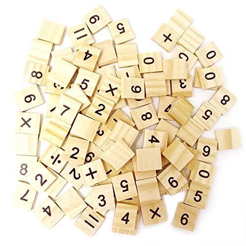 100 piezas de fichas de madera para scrabble miniatura 1