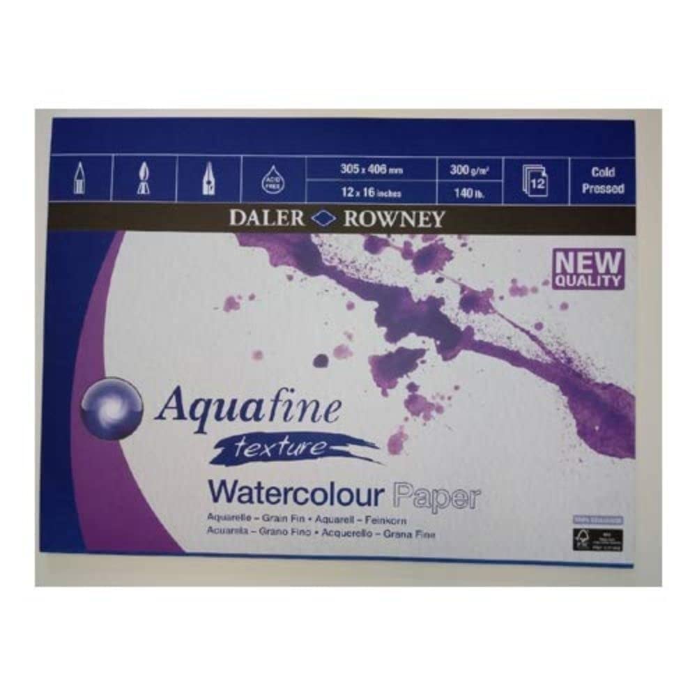 Daler Rowney Aquafine Watercolour Pad 300gsm (406 x 305mm)