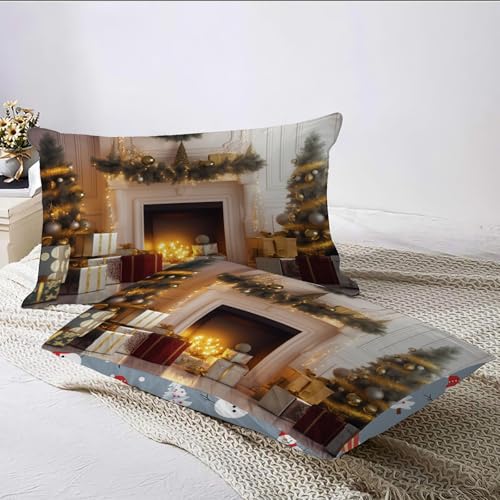 Idée cadeau déco de chambre pour l'hiver avec cette parure Noël - 8