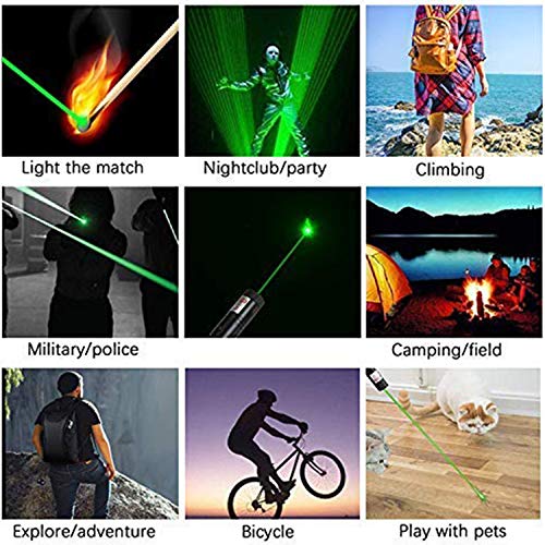 image for Loyalfire Green Beam Light Pointer, Tactical High Power Flashlight, Ad