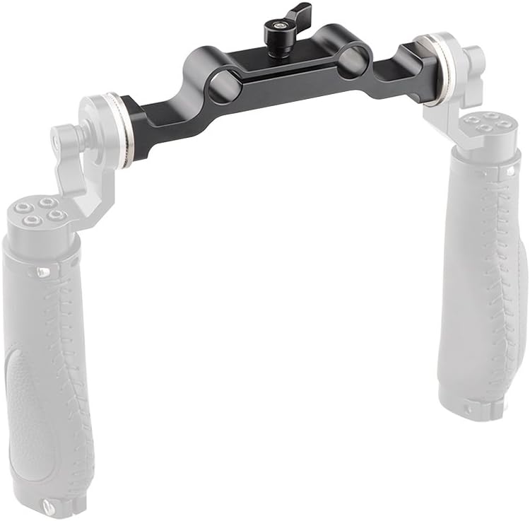 Authentic Crazy Deals CAMVATE Leather Handle 15mm Rod Shoulder Mount Rig with Rosette Standard Accessory for DSLR(Black,M6 Thread,31.8 mm) Buy 1 get 1 CAMVATE Leather Handle 15mm Rod Shoulder Mount Rig with Rosette Standard Accessory for DSLR(Black,M6 Thread,31.8 mm)