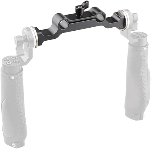 Miniatura 7 de CAMVATE Abrazadera de varilla de 15 con accesorio estándar rosetón (M6,1.252 in) para sistemas de riel de soporte de equipo de cámara (negro) - 1466