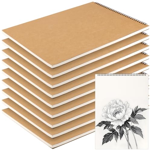 Carnet de croquis A3 marron à papier 120 g épais pour un dessin sans bavure