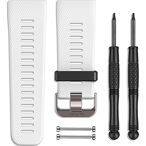 Garmin vivoactive HR-Armband Silikon Weiß M Wechselarmband, M