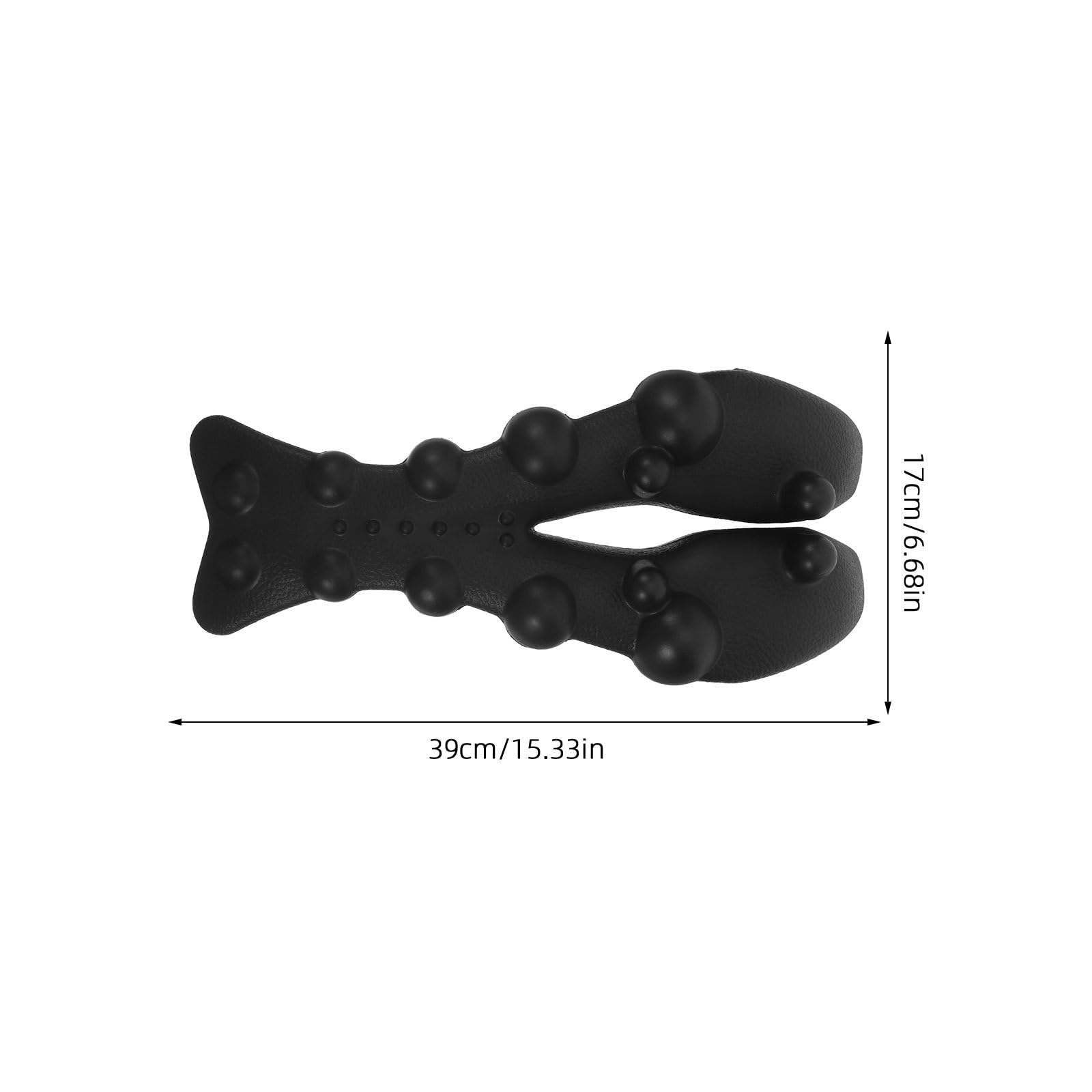Massagekissen für Nacken und Trapezmuskel, Schwarz, Memory Foam