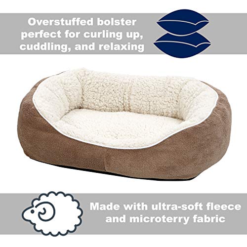 Image of Midwest Homes for Pets Cuddle Bed, Taupe, Small