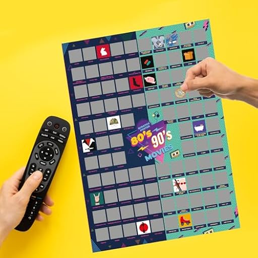 Póster para rascar de las 100 mejores películas - 100 películas imprescindibles - Mad Monkey | Ya disponible en tu tienda friki favorita! En mundofriki.es!