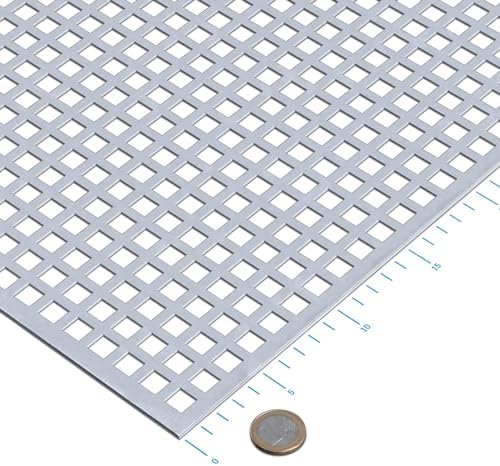Stahl Lochblech Verzinkt 1,5mm - Maßzuschnitt Bis 500x600mm Für Industrie & Heimwerker