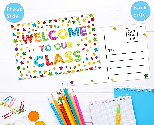Confetti-Welcome-to-Our-Class-Postcard-30Pcs-Back-to-School-Postcards-for-Kids-Students-from-Teacher-Welcome-to-Preschool-Kindergarten-Postcard-Gifts-for-Back-to-School-Teacher-Classroom-Supplies Confetti Welcome to Our Class Postcard 30Pcs Back to School Postcards for Kids Students from Teacher Welcome to Preschool Kindergarten Postcard Gifts for Back to School Teacher Classroom Supplies