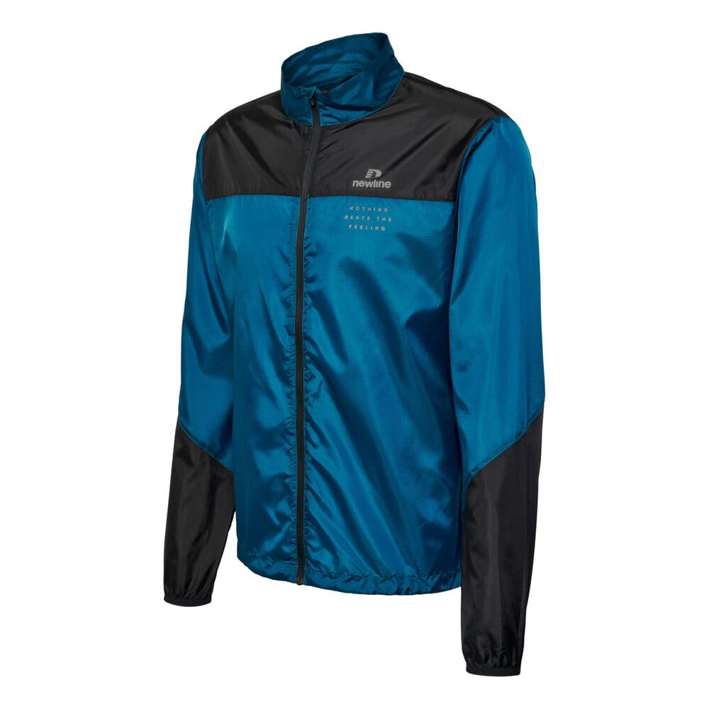 NewLine Herren Denton Jacket Laufbekleidung Laufjacke Majolica Blue - Blau M