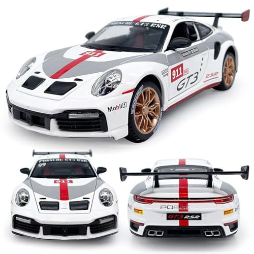 Image of Magicwand 1:32 Scale Die-Cast Metal Porrsche Matini Car with Openable Doors,Pull Back Action,Blinking Lights【Pack of 1】【Random Designs】