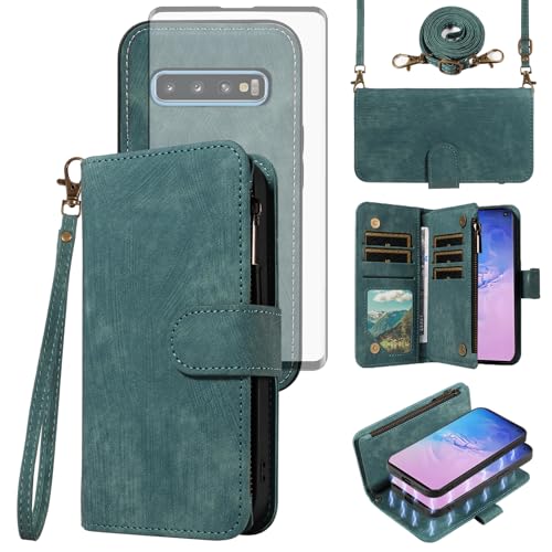 Housse Samsung Galaxy S10 zippée pour protéger vos cartes et votre écran