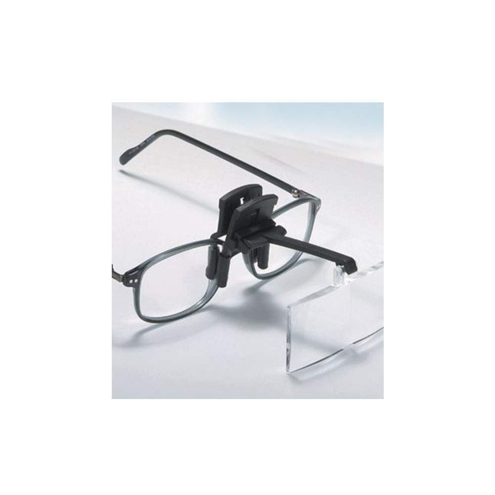 ZD-DZGlass with Light Magnifier with 4 Inter-Changeable Lenses - Fit All Specs 2X 4X 25x Lightweight Handheld Glass
