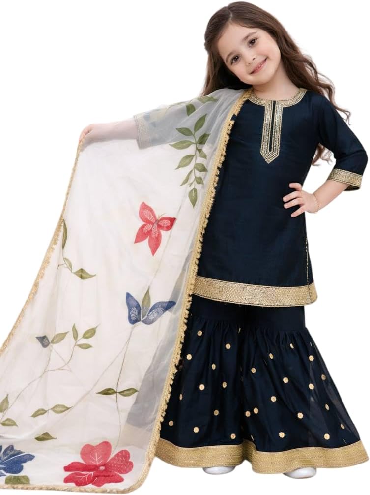 Baby Girls Indian Clothing Wear Salwar Kameez For Kids|Girls Punjabi Salwar Kameez Baby girls