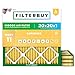 AFB Gold MERV 11 20x20x1 Pleated AC Furnace Air Filter. Pack of 4 Filters. 100% produced in the USA.