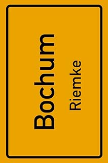 Bochum Riemke: Deine Stadt, deine Region, deine Heimat! | Notizbuch DIN A5 liniert 120 Seiten Geschenk