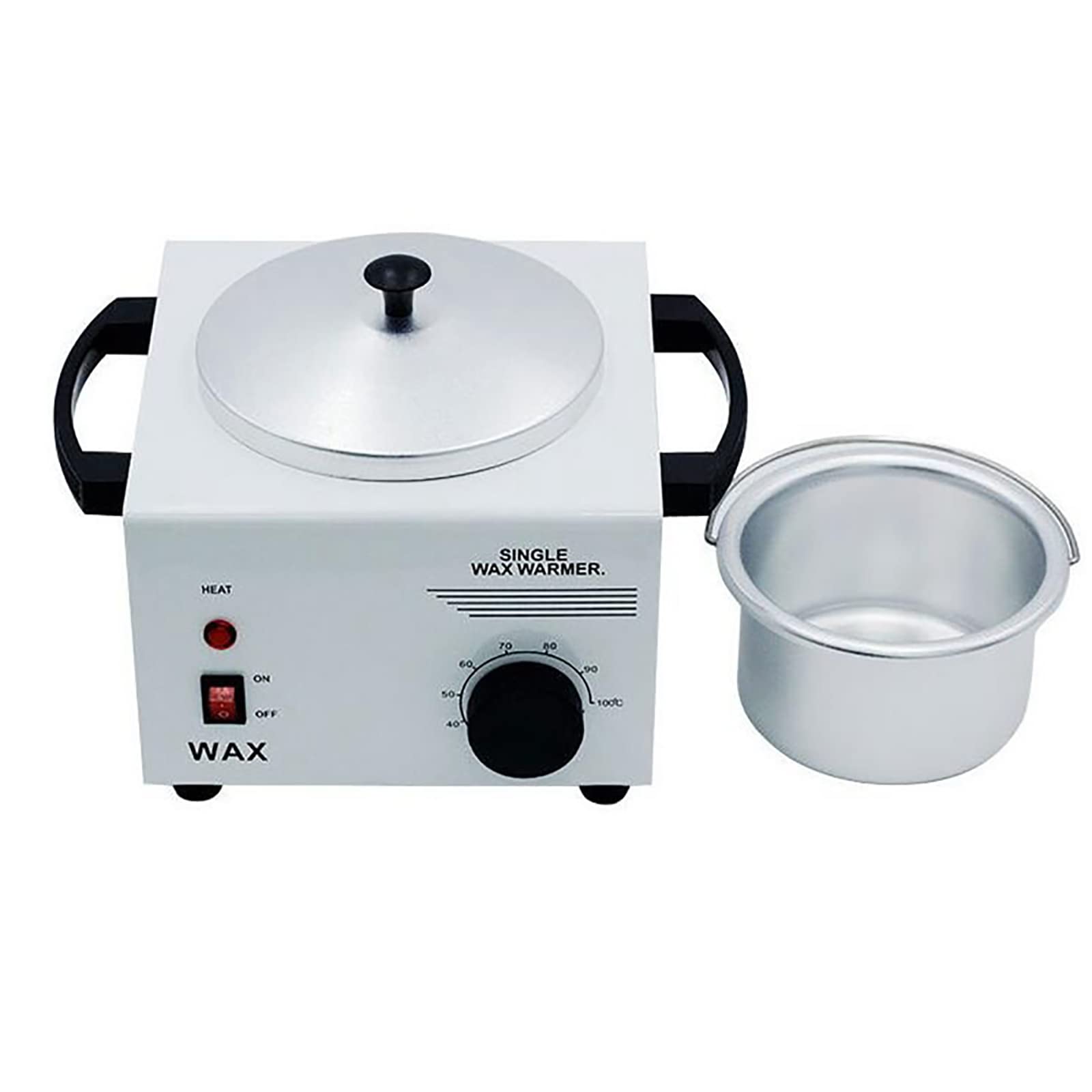 Máquina Calentadora De Cera Depilatoria De Una Sola Olla, Herramienta De Depilación De Verano De Depiladora De 600 ML, Control De Temperatura, Mujeres Y Hombres para Depilación Sin Dolor