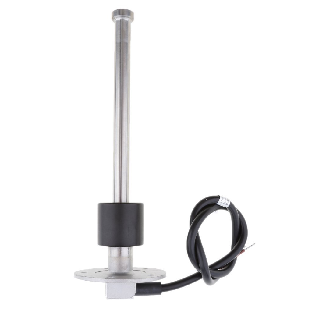 Jauge de niveau de liquide de carburant 200 mm et capteur de niveau d'eau de 52 mm de 2'' pour bateau, yacht, voiture, camion