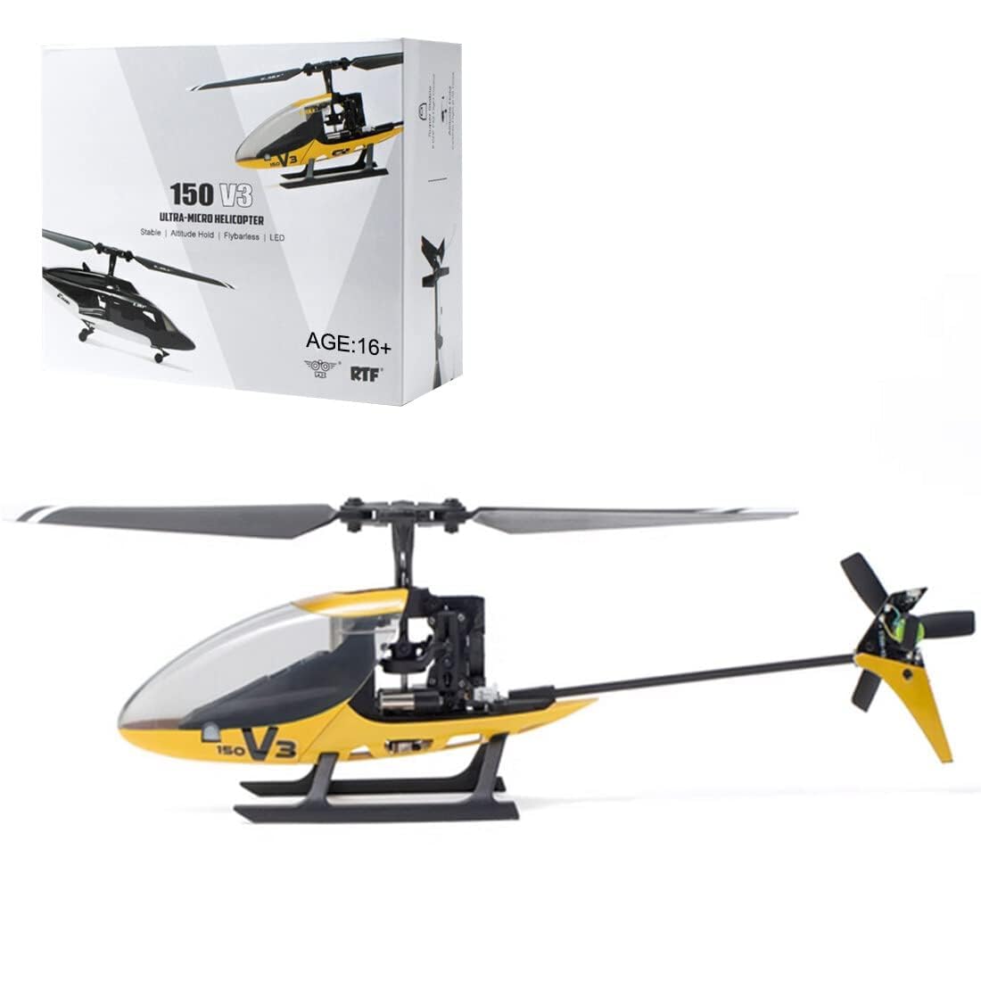 Royal Store Remote Control Helicopter, 5CH 6-Axis Gyroscope 150V3 RC Mini Aircraft Model with Altitude Hold, Single-Propeller No Aileron Electric Helicopter Model (Left-Hand Flight Control/2) Long (B0DHS11TCF) Amazon Price History, Amazon Price Tracker