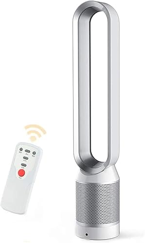 Miniatura 9 de Ventilador sin aspas, ventilador de seguridad de iones negativos súper silencioso de 42 pulgadas, ventilador de mesa seguro, portátil, duradero,