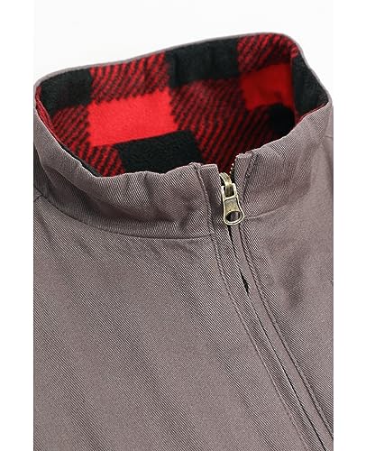 Image of ZENTHACE Men's Full Zip Reversible Work Casual Vest