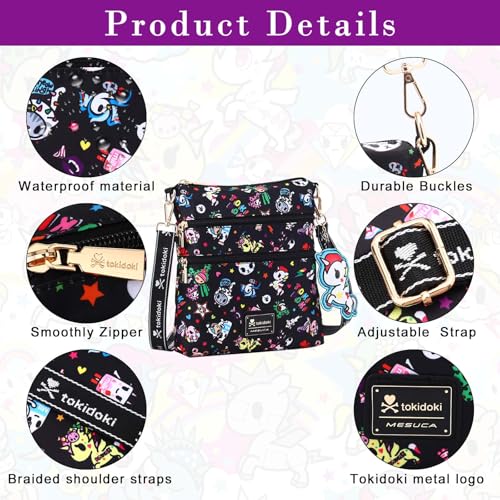 Tokidoki Small Cell Phone Purse for Women,Mini Cute Crossbody Cellphone Bags for Wallet Phone with Adjustable Strap4