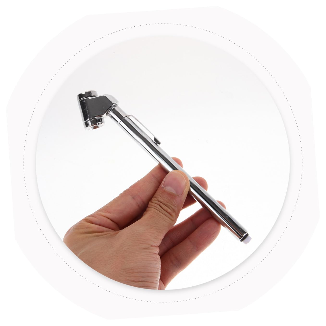 Alipis 4 Pezzi Manometro per Pneumatici Portatile Misuratore Pressione per Auto e Biciclette Facile da Usare Misurazioni Accurate Compatto e Accessorio Indispensabile per Ogni Guidatore