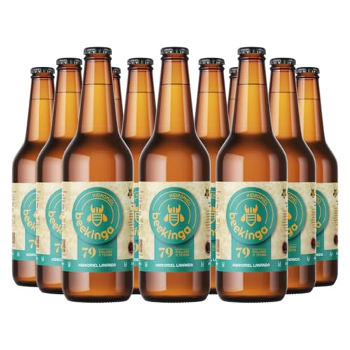 Hidromiel Beekinga 79 aromatizada con Lavanda, caja de 12 botellines de 33cl