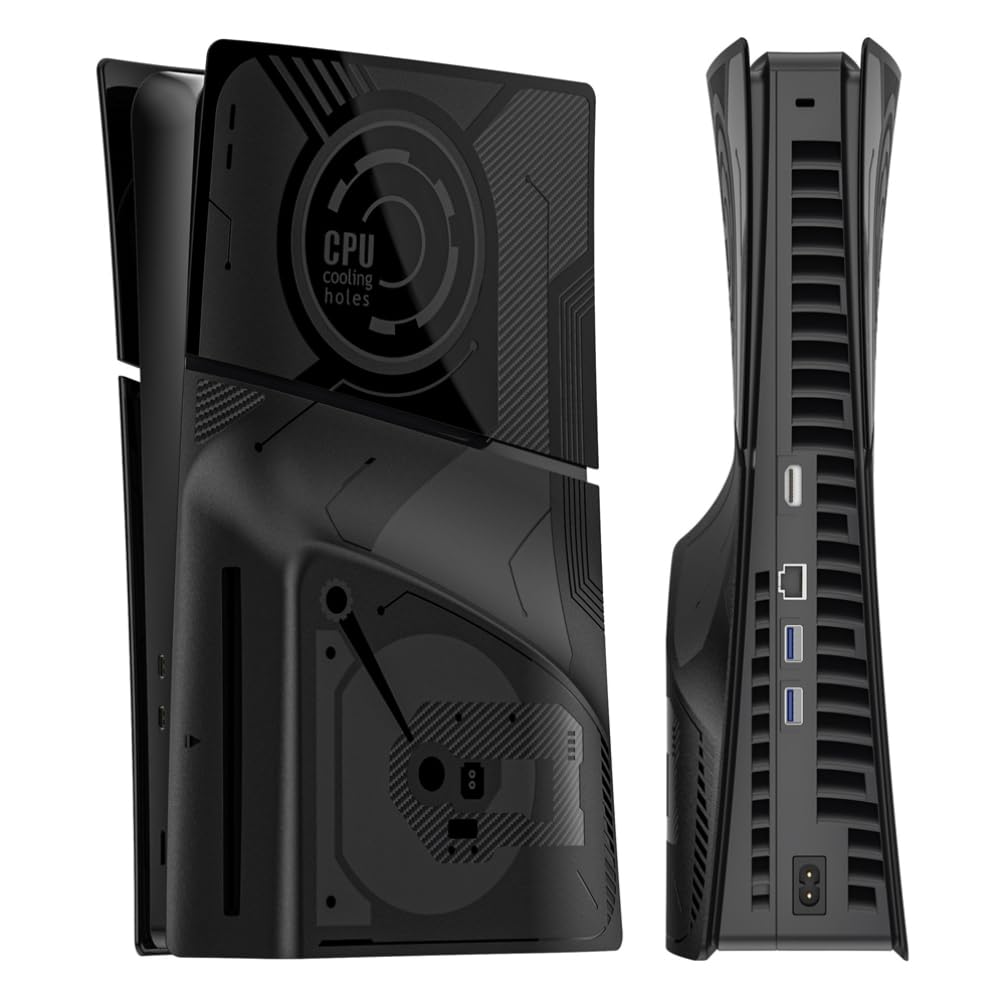 Płyta czołowa PC do konsoli PS5 Slim, niestandardowa zapasowa osłona boczna pyłoszczelna osłona do akcesoriów Playstation 5 Slim (wersja na płytę)