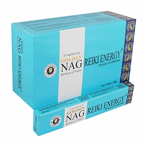 Reiki Energy Incenso Vijayshree Golden Nag 15 g