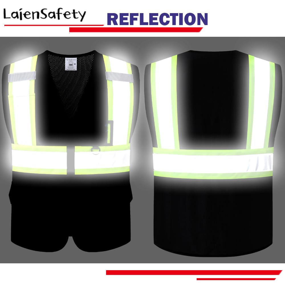 Chaleco reflectante de seguridad para hombre y mujer, chaleco de seguridad de alta visibilidad, normas ANSI/ISEA