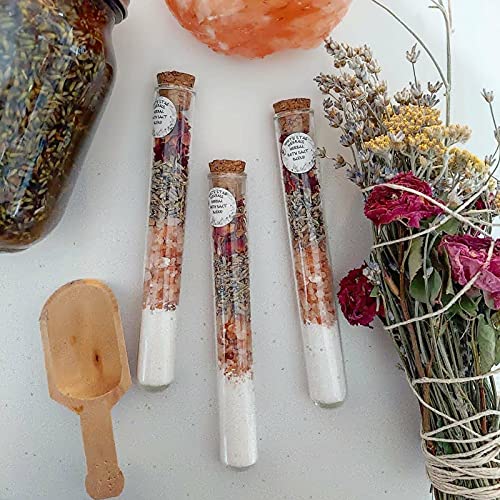 Depepe 20Pcs 35Ml Glass Test Tubes 20 X 150Mm With Cork Stoppers And Brush For Bath Salt, Candy Storage, Scientific Experiments And Plant Propagation #TOP5