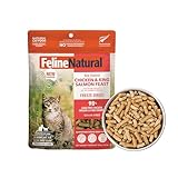 フィーラインナチュラル フリーズドライ キャットフード チキン&キングサーモン 100g image