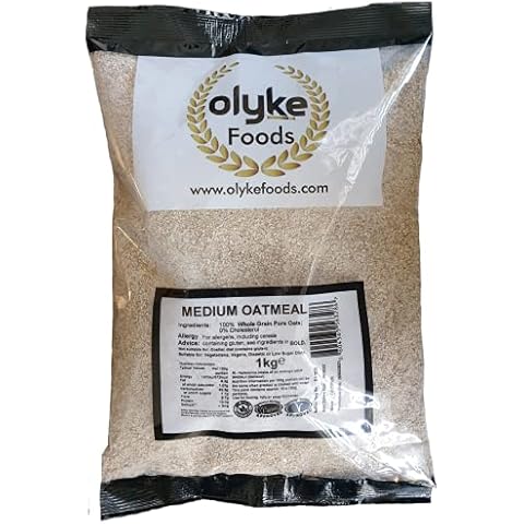 Olyke Medium Oatmeal - 2.2lbs (1kg) | 100% Oats Cover