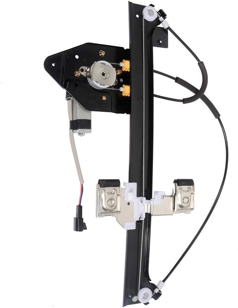 Rear Left Driver Side Power Window Regulator with Motor fits for 2004-2007 for Buick Rainier 2002-2009 for GMC Envoy R 2004-2008 for Isuzu Ascender 741-892 10356992