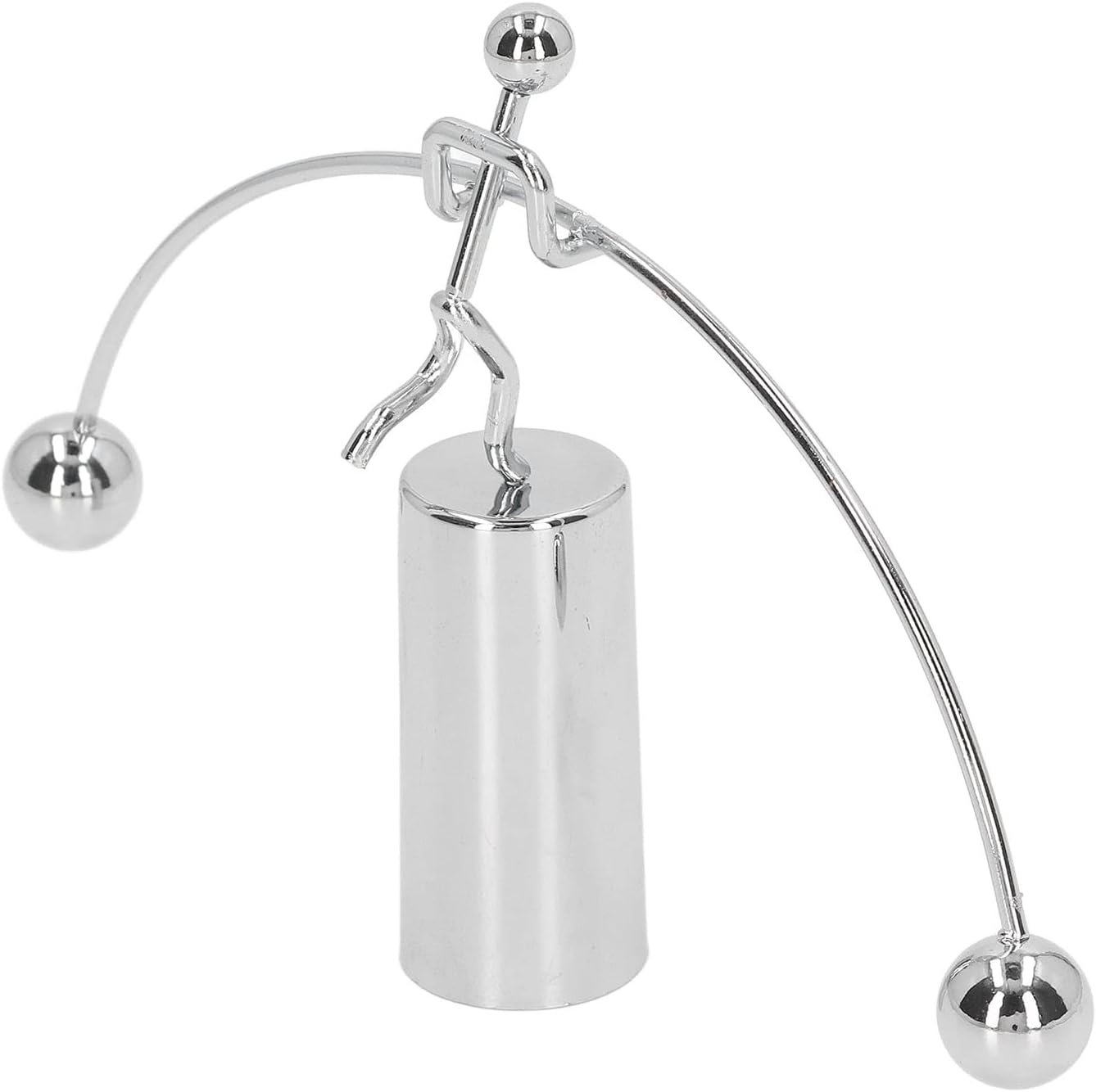 Fdit Balancing Toy on the Desk. Classic Table Accessory for Teaching Purposes Helping to Relieve Stress