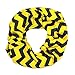 Yellow & Black Chevron Infinity Scarf