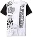Southpole Men's Short Sleeve Graphic Tee with Solid Sleeves
