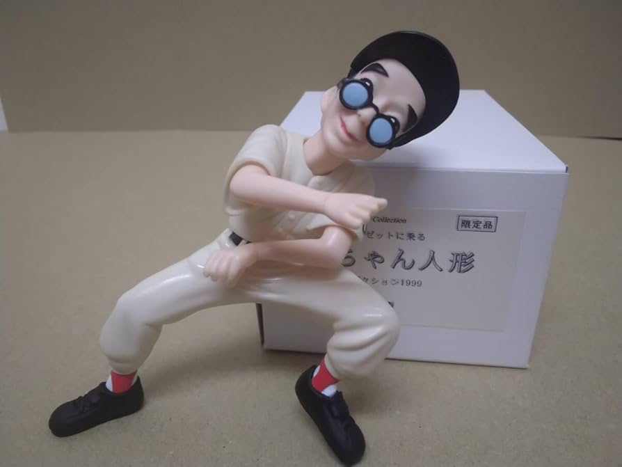 ミゼットに乗る大村崑　ブリキ製　　1/18  ゼンマイ人形二体付き ミゼットに乗る大村崑ブリキ製1/18 ゼンマイ人形二体付き