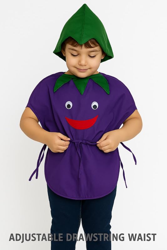 Image of FancyDressWale Fruit & Vegetable Fancy Dress Costume for Kids | Free Size 2-10 Years | School Fancy Dress, Stage Shows, Theme Parties