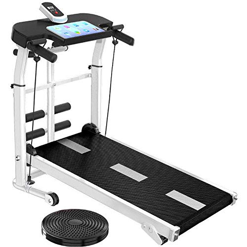 Caminadora Mecánica Plegable con Pantalla LED y Amortiguación