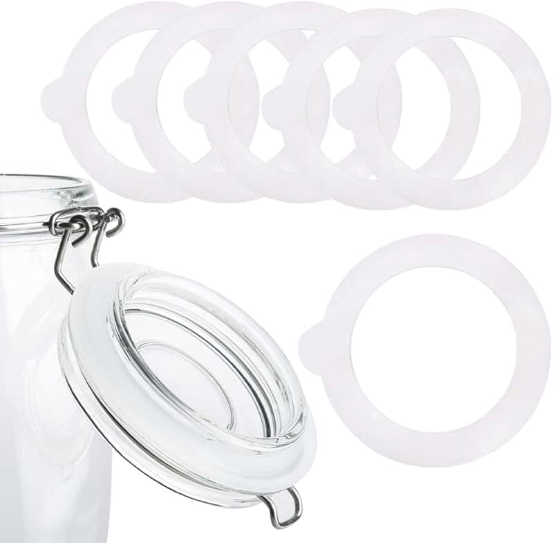 replacement gaskets for glass jars